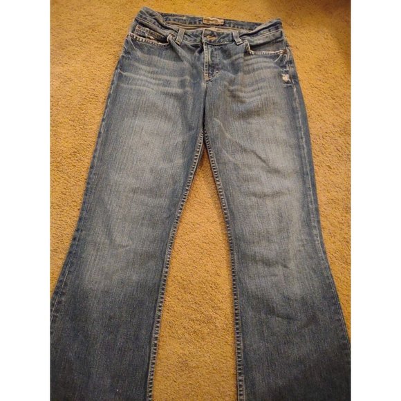 Womens BKE Denim Cut Off Blue Jeans All Cotton Stretch Waist 30 In Inseam 29 In - Picture 6 of 12